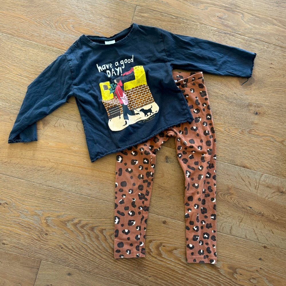 ⚡️Zara Leggings + Long Sleeve